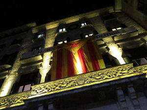 Concentraci&oacute; a la pla&ccedil;a del Vi per la independ&egrave;ncia i la llibertat dels presos pol&iacute;tics