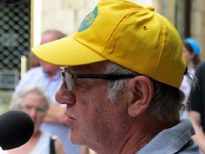Concentraci&oacute; a la pla&ccedil;a del Vi per la independ&egrave;ncia i la llibertat dels presos pol&iacute;tics