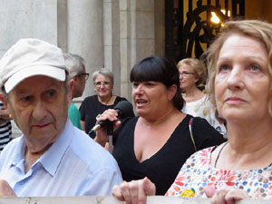 Concentraci&oacute; a la pla&ccedil;a del Vi per la independ&egrave;ncia i la llibertat dels presos pol&iacute;tics