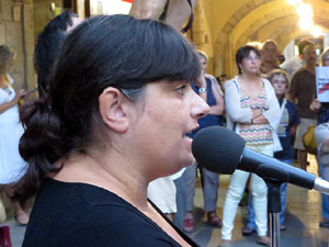 Concentraci&oacute; a la pla&ccedil;a del Vi per la independ&egrave;ncia i la llibertat dels presos pol&iacute;tics