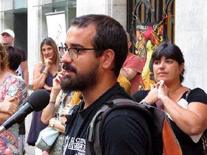 Concentraci&oacute; a la pla&ccedil;a del Vi per la independ&egrave;ncia i la llibertat dels presos pol&iacute;tics