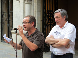 Concentraci&oacute; a la pla&ccedil;a del Vi per la independ&egrave;ncia i la llibertat dels presos pol&iacute;tics