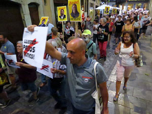 Concentraci&oacute; a la pla&ccedil;a del Vi per la independ&egrave;ncia i la llibertat dels presos pol&iacute;tics