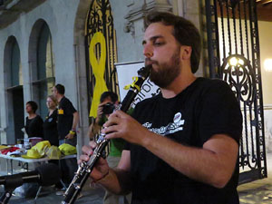 Concentraci&oacute; a la pla&ccedil;a del Vi per la independ&egrave;ncia i la llibertat dels presos pol&iacute;tics