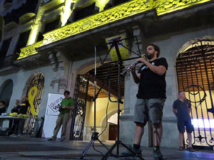 Concentraci&oacute; a la pla&ccedil;a del Vi per la independ&egrave;ncia i la llibertat dels presos pol&iacute;tics