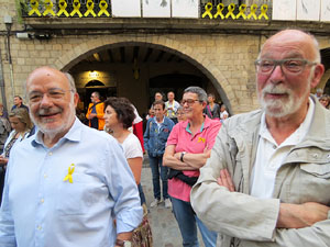 Concentraci&oacute; a la pla&ccedil;a del Vi per la independ&egrave;ncia i la llibertat dels presos pol&iacute;tics