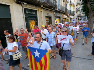 Concentraci&oacute; a la pla&ccedil;a del Vi per la independ&egrave;ncia i la llibertat dels presos pol&iacute;tics
