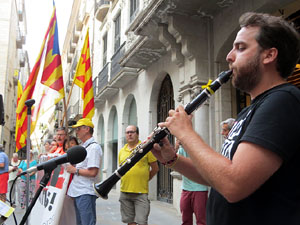 Concentraci&oacute; a la pla&ccedil;a del Vi per la independ&egrave;ncia i la llibertat dels presos pol&iacute;tics