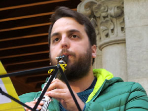 Concentraci&oacute; a la pla&ccedil;a del Vi per la independ&egrave;ncia i la llibertat dels presos pol&iacute;tics