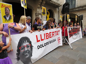 Concentraci&oacute; a la pla&ccedil;a del Vi per la independ&egrave;ncia i la llibertat dels presos pol&iacute;tics
