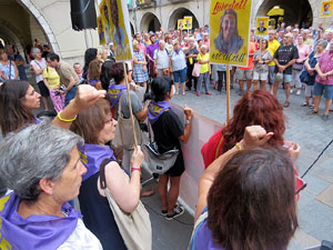 Concentraci&oacute; a la pla&ccedil;a del Vi per la independ&egrave;ncia i la llibertat dels presos pol&iacute;tics
