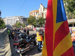 Concentraci&oacute; de Motards Independentistes per commemorar el II Memorial de l'1-O