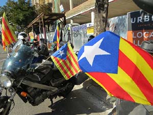 Concentraci&oacute; de Motards Independentistes per commemorar el II Memorial de l'1-O