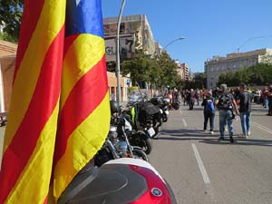 Concentraci&oacute; de Motards Independentistes per commemorar el II Memorial de l'1-O