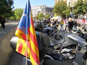 Concentraci&oacute; de Motards Independentistes per commemorar el II Memorial de l'1-O