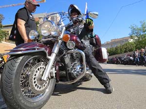 Concentraci&oacute; de Motards Independentistes per commemorar el II Memorial de l'1-O