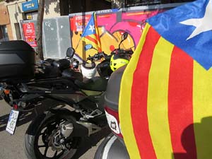 Concentraci&oacute; de Motards Independentistes per commemorar el II Memorial de l'1-O