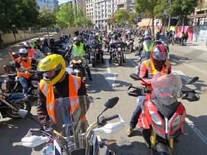 Concentraci&oacute; de Motards Independentistes per commemorar el II Memorial de l'1-O