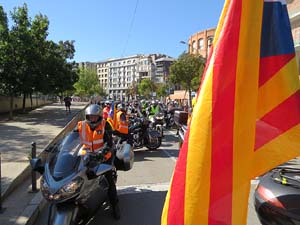 Concentraci&oacute; de Motards Independentistes per commemorar el II Memorial de l'1-O