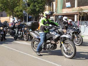 Concentraci&oacute; de Motards Independentistes per commemorar el II Memorial de l'1-O