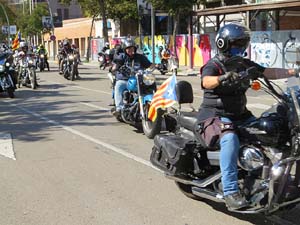 Concentraci&oacute; de Motards Independentistes per commemorar el II Memorial de l'1-O