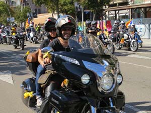 Concentraci&oacute; de Motards Independentistes per commemorar el II Memorial de l'1-O