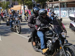 Concentraci&oacute; de Motards Independentistes per commemorar el II Memorial de l'1-O