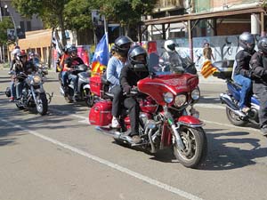 Concentraci&oacute; de Motards Independentistes per commemorar el II Memorial de l'1-O