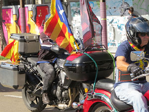 Concentraci&oacute; de Motards Independentistes per commemorar el II Memorial de l'1-O