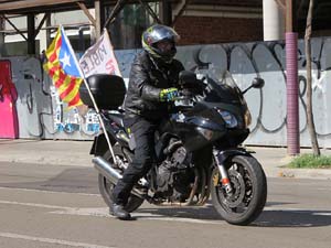 Concentraci&oacute; de Motards Independentistes per commemorar el II Memorial de l'1-O