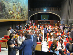 Diada Nacional 2019. Acte institucional a l'Auditori Josep Irla, amb parlaments de Marta Madrenas, Miquel Noguer i Pere Vila