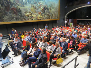 Diada Nacional 2019. Acte institucional a l'Auditori Josep Irla, amb parlaments de Marta Madrenas, Miquel Noguer i Pere Vila