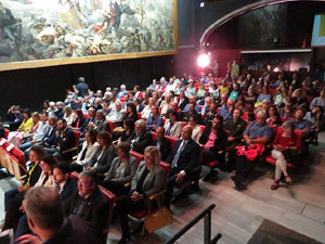 Diada Nacional 2019. Acte institucional a l'Auditori Josep Irla, amb parlaments de Marta Madrenas, Miquel Noguer i Pere Vila