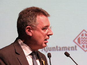 Diada Nacional 2019. Acte institucional a l'Auditori Josep Irla, amb parlaments de Marta Madrenas, Miquel Noguer i Pere Vila