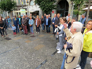 Diada Nacional 2019. Homenatge floral a Carles Rahola a la Rambla de la Llibertat