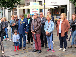 Diada Nacional 2019. Homenatge floral a Carles Rahola a la Rambla de la Llibertat