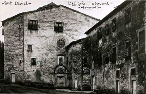 L'esgl&eacute;sia i el monestir de Sant Daniel. 1911-1936