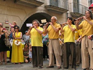 Arribada de la Flama del Canig&oacute; 2019 a la pla&ccedil;a del Vi