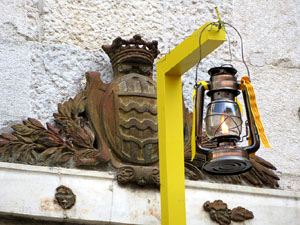 Arribada de la Flama del Canig&oacute; 2019 a la pla&ccedil;a del Vi