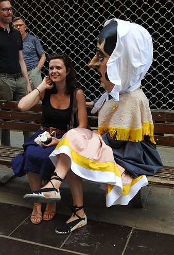 Arribada de la Flama del Canig&oacute; 2019 a Girona