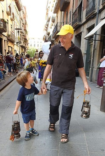 Arribada de la Flama del Canig&oacute; 2019 a Girona