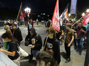 Manifestaci&oacute; per la llibertat dels nou CRD's detinguts a Sabadell i altres poblacions