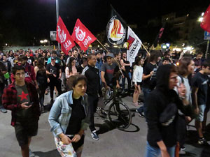 Manifestaci&oacute; per la llibertat dels nou CRD's detinguts a Sabadell i altres poblacions