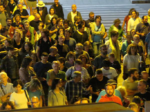 Manifestaci&oacute; per la llibertat dels nou CRD's detinguts a Sabadell i altres poblacions
