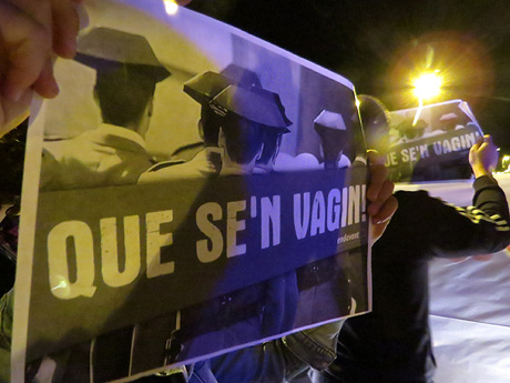 Manifestaci&oacute; per la llibertat dels nou CRD's detinguts a Sabadell i altres poblacions