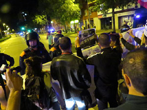 Manifestaci&oacute; per la llibertat dels nou CRD's detinguts a Sabadell i altres poblacions