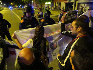 Manifestaci&oacute; per la llibertat dels nou CRD's detinguts a Sabadell i altres poblacions