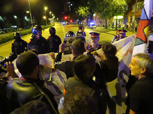 Manifestaci&oacute; per la llibertat dels nou CRD's detinguts a Sabadell i altres poblacions