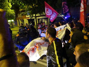 Manifestaci&oacute; per la llibertat dels nou CRD's detinguts a Sabadell i altres poblacions