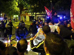 Manifestaci&oacute; per la llibertat dels nou CRD's detinguts a Sabadell i altres poblacions